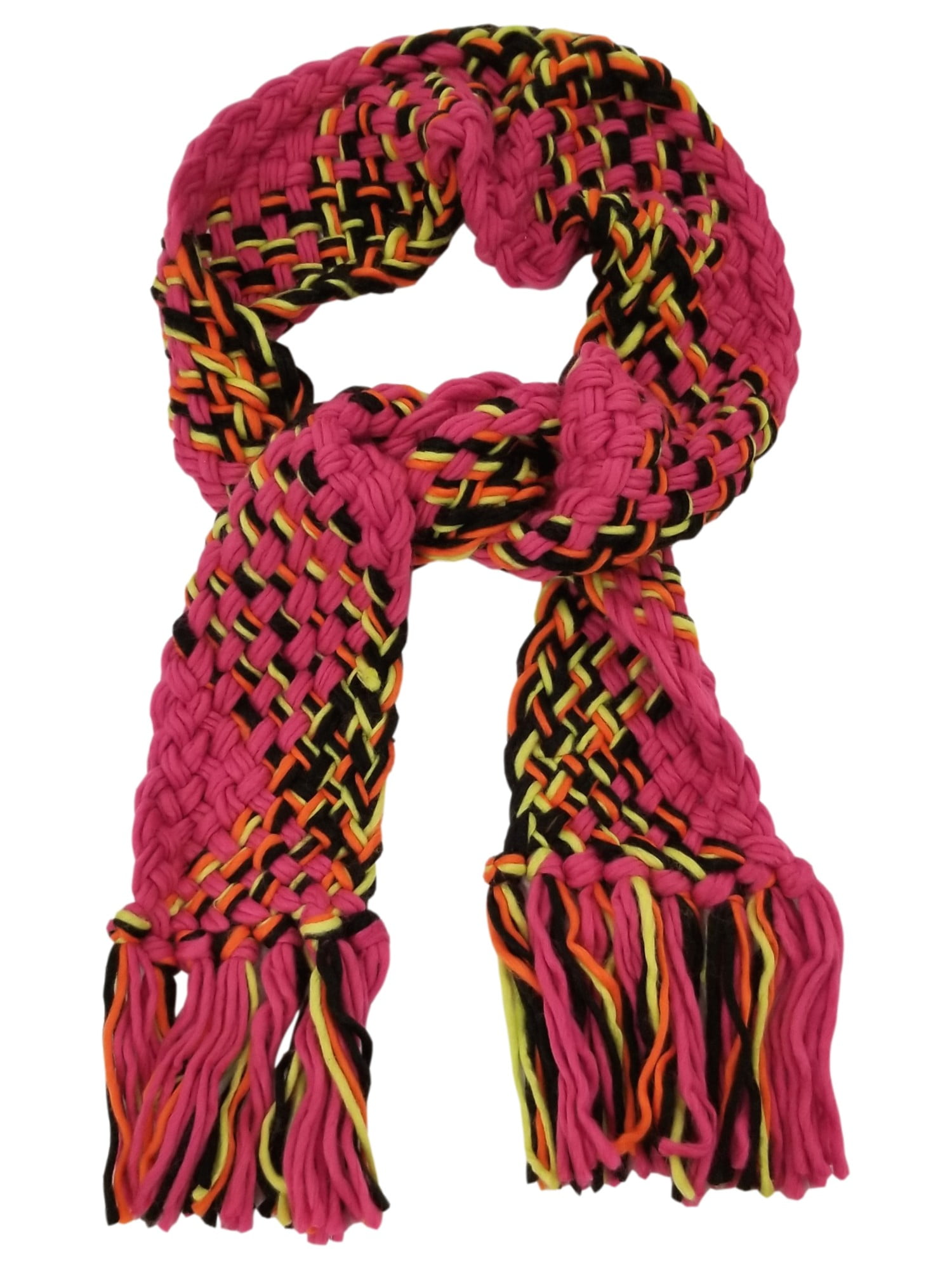 Bright Neon cheapest Scarf, green and orange muffler