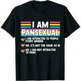 thumbnail image 1 of Womens I Am Pansexual I Am Attracted To People Gender Pride Gay T-Shirt Black 2X-Large, 1 of 5