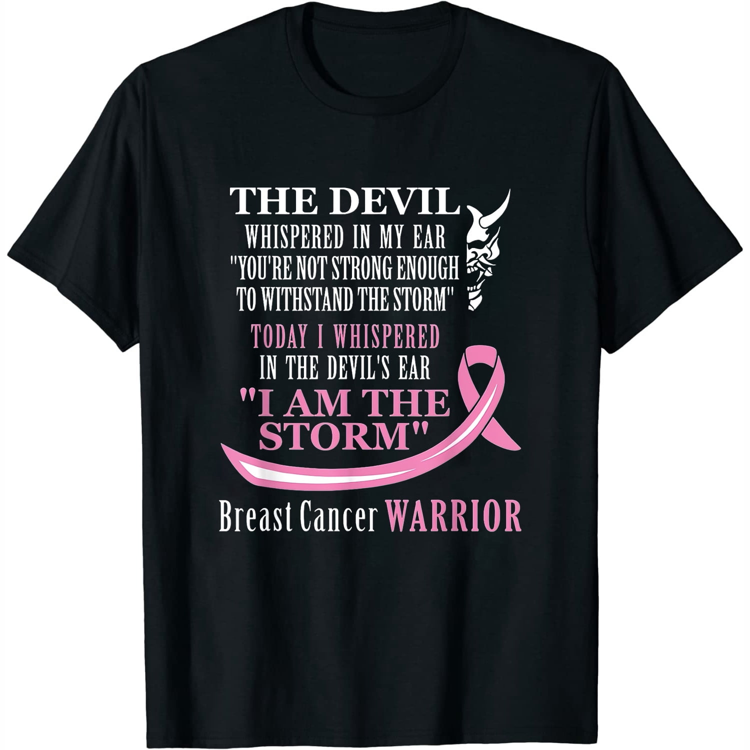 Womens I Am The Storm Great Fighting Breast Cancer Warrior T-Shirt ...