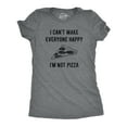 thumbnail image 1 of Womens I Cant Make Everyone Happy Im Not Pizza T Shirt Funny Cheese Pepperoni Lovers Tee for Ladies Womens Graphic Tees, 1 of 9