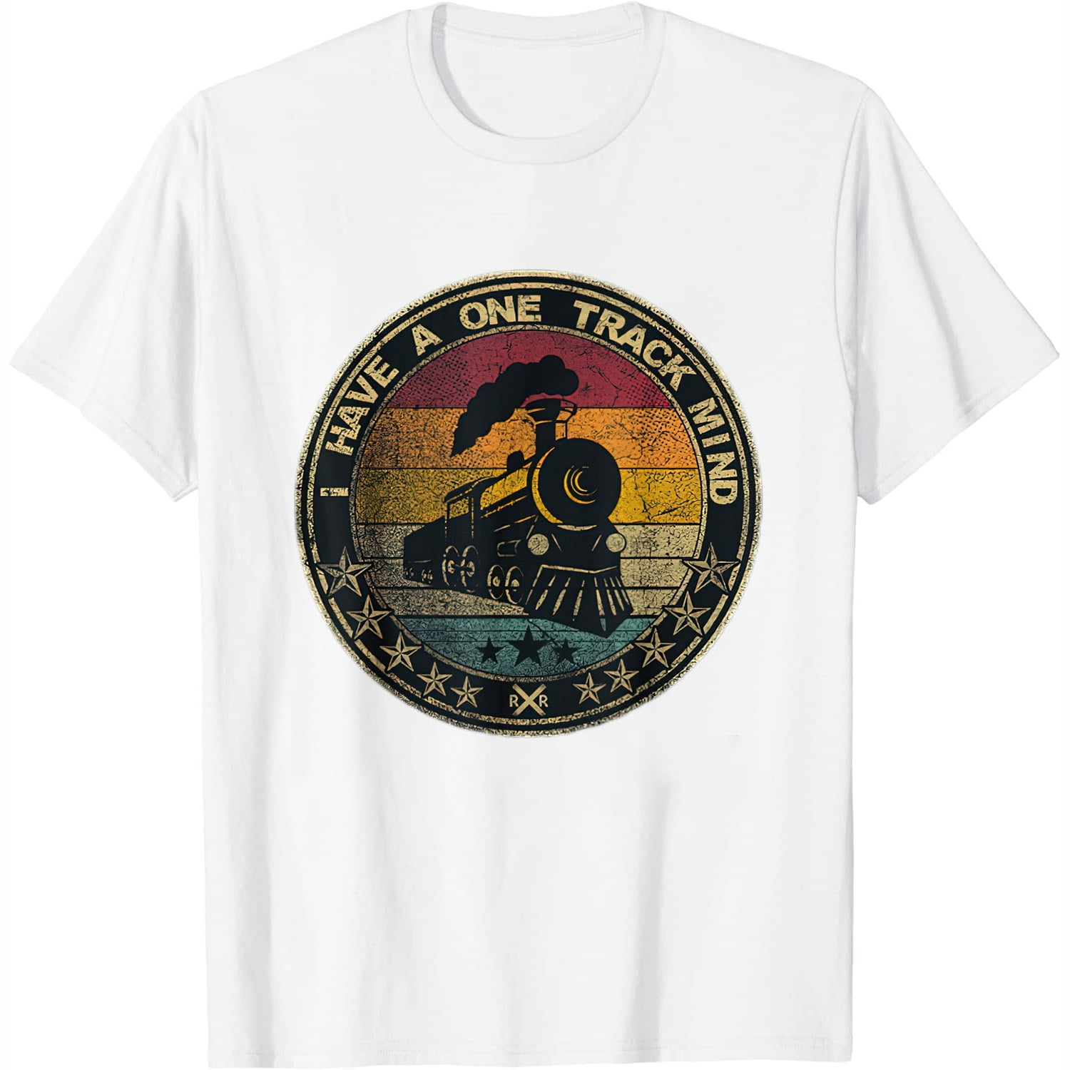 One Track Mind Train Engine T Shirt One Track Mind Train Engine T Shirt