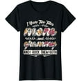 thumbnail image 1 of Womens I Have Two Titles mom and grammy Floral Shirt Mother's day T-Shirt, 1 of 4