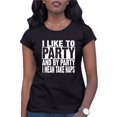 thumbnail image 1 of Womens I Like To Party And By Party I Mean Take Naps Funny T-Shirt, 1 of 1