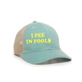 thumbnail image 1 of Womens I Pee In Pools Ponytail Mesh Back Cap, 1 of 1