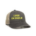 thumbnail image 1 of Womens I Pee In Pools Ponytail Mesh Back Cap, 1 of 1