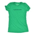 thumbnail image 1 of Womens I Pinch Back Shirt Funny St Patricks Day Joke Graphic Novelty Paddys Tee Womens Graphic Tees, 1 of 7