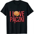 thumbnail image 1 of Womens I love Paczki T-shirt for fat Thursday Black, 1 of 5