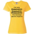 thumbnail image 1 of Womens I'm An Engineer I'm Good At Math T-Shirt, 1 of 1