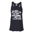 thumbnail image 1 of Womens I'm Not Arguing I'm Just Explaining Why I'm Right Flowy Racerback Tank Top T-Shirt, 1 of 1