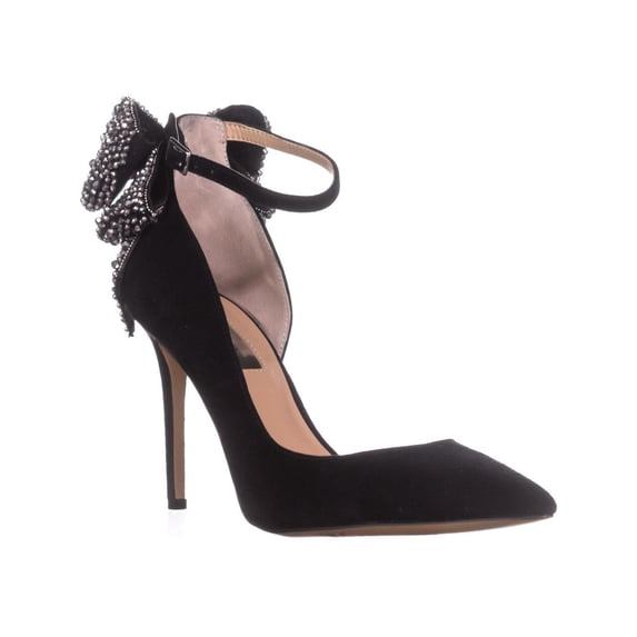 Womens I35 Kaison Bow Ankle-Strap Pumps, Black