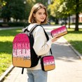 thumbnail image 1 of Womens Ice Cream Series 3 Piece Backpack Set Cute College School Bookbag Back to School Backpack for Women, 1 of 5