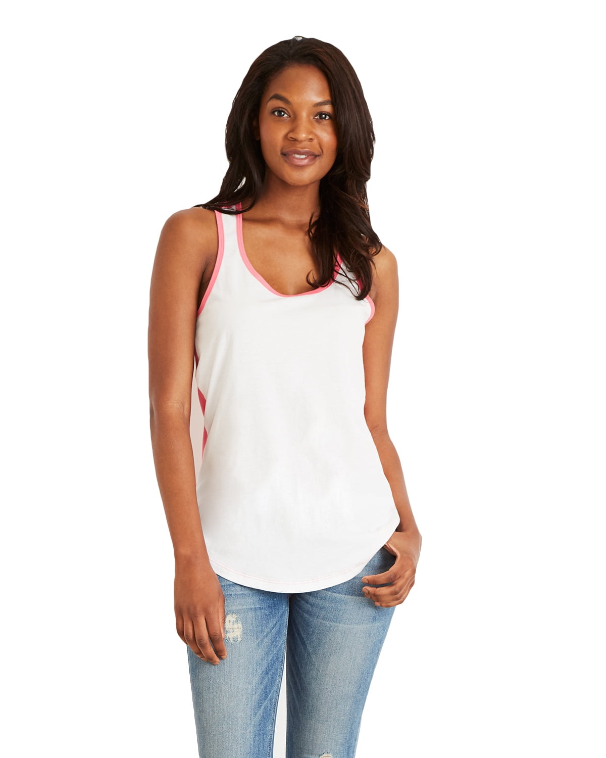 Womens Ideal Colorblock Racerback Tank