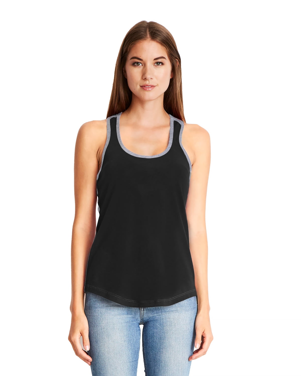 Womens Ideal Colorblock Racerback Tank