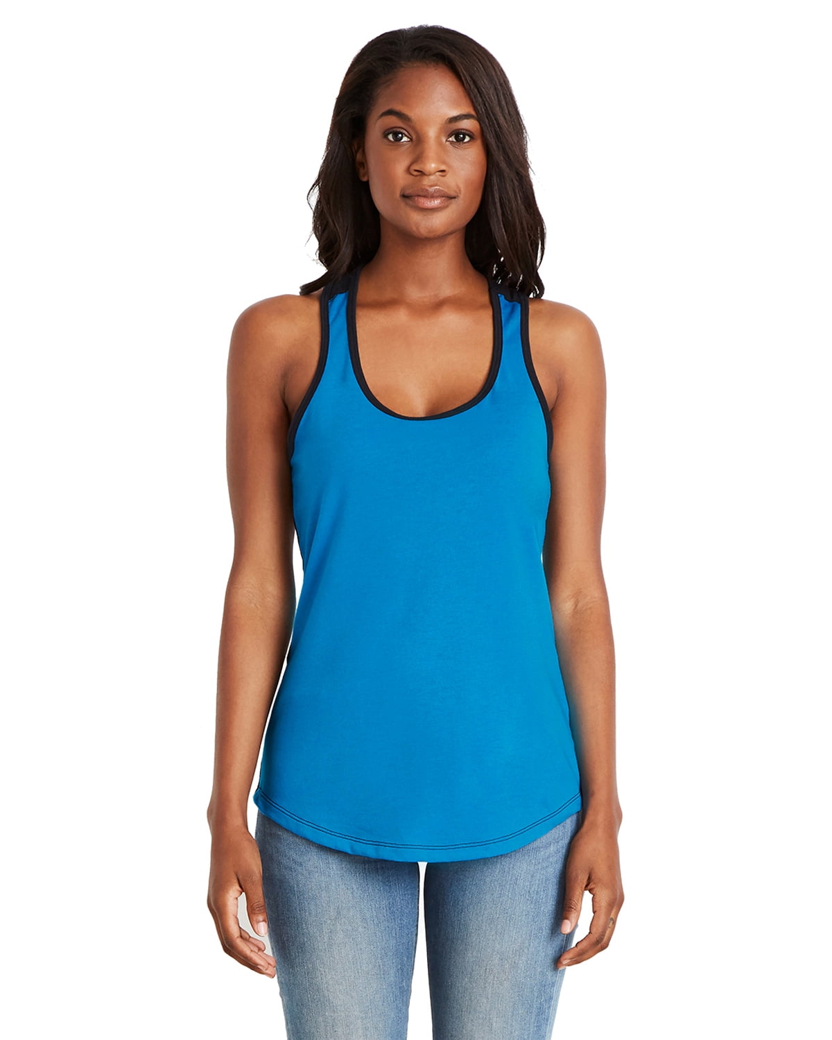 Womens Ideal Colorblock Racerback Tank