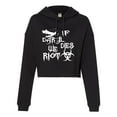 thumbnail image 1 of Womens If Daryl Dies We Riot Zombie Apocolypse Cropped Hooded Sweatshirt, 1 of 1