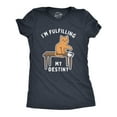 thumbnail image 1 of Womens Im Fulfilling My Destiny Cat T Shirt Funny Sarcastic Gift for Kitten Lover Cool Gift Womens Graphic Tees, 1 of 9
