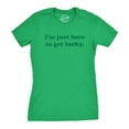 thumbnail image 1 of Womens Im Just Here to Get Lucky T Shirt Funny Saint Patricks Day St Patty Tee Womens Graphic Tees, 1 of 9