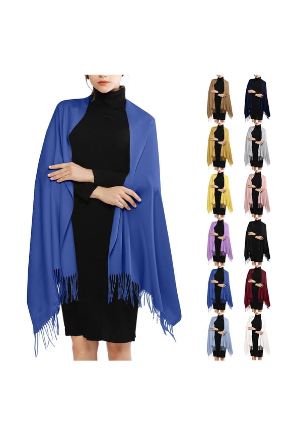 Womens Imitation Shawl Long Scarf Elegant Evening Gown Wrap Accessory