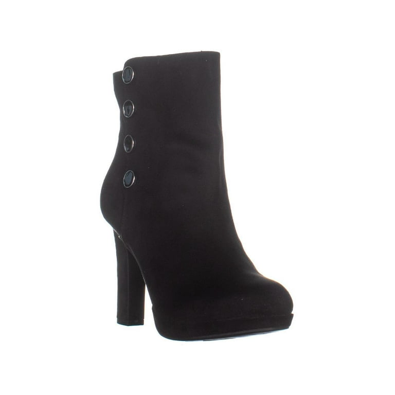 Womens Impo Odelina Sied Button Ankle Boots Black 7 US