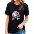 thumbnail image 1 of Womens In My OT Era Occupational Therapy disco-ball OT Therapist T-Shirt Black, 1 of 5