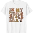 thumbnail image 1 of Womens In My Pumpkin Spice Era Pumpkin Spice Fall Autumn T-Shirt White X-Large, 1 of 5