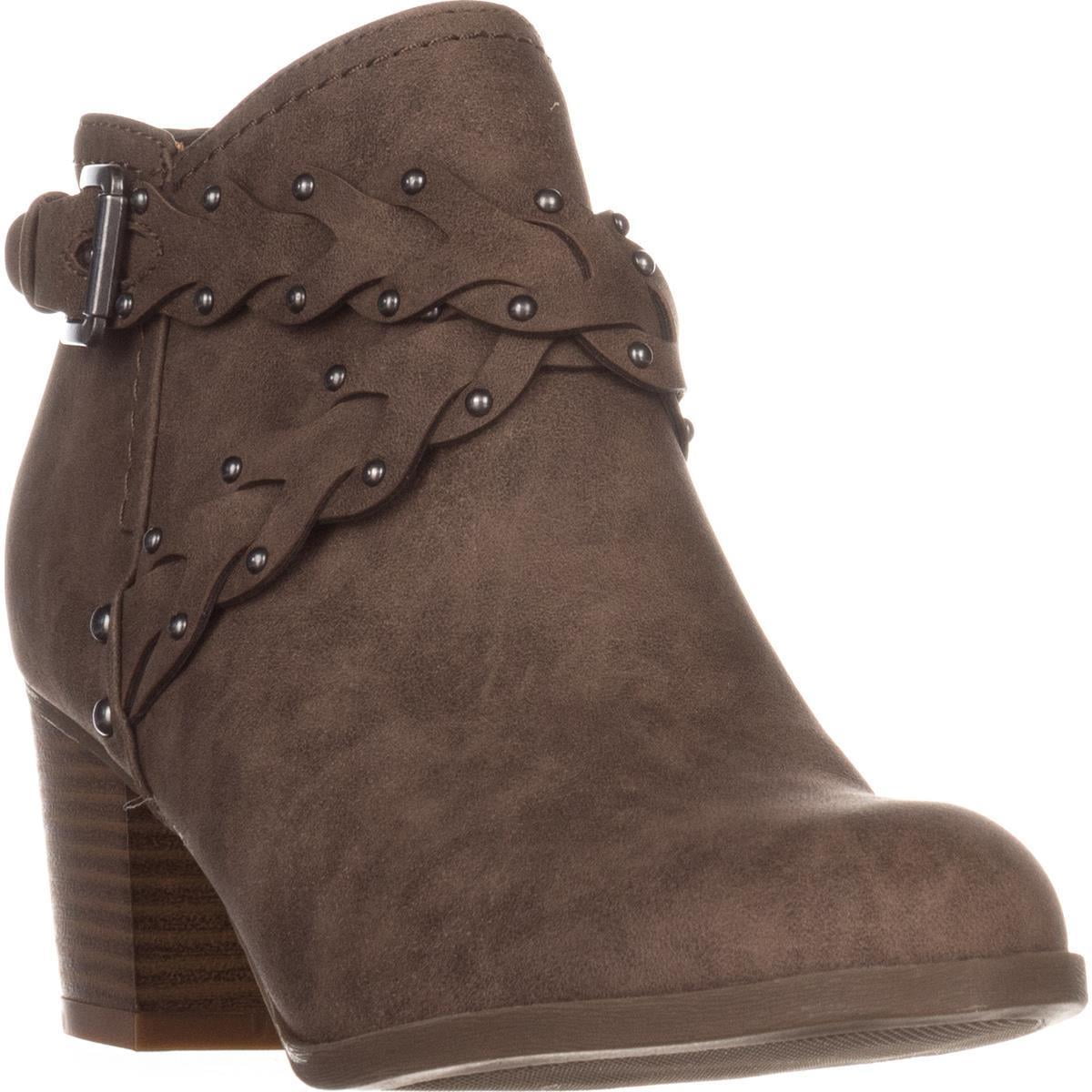 Indigo Rd Womens Shoes Cicela Fabric Almond Toe Ankle Cold Weather Boots Brown Size 8 5 M main image 1