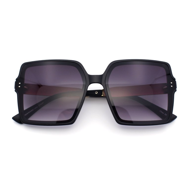 Womens Inset Lens Rectangular Butterfly Chic Plastic Fashion  display picture 3