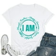 thumbnail image 1 of Womens Inspirational Quote Apparel When Kindness Matters T-Shirt White Small, 1 of 5