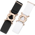 thumbnail image 1 of Womens Invisible Belt Comfortable Elastic Adjustable No Show Web Belt Metal Buckle Belt, 1 of 9