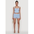 thumbnail image 1 of Womens Iris Mesh Lace Tiered Shorts, 1 of 4
