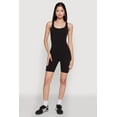 thumbnail image 1 of Womens Iris Rib Knit Biker Romper, 1 of 4