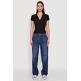 thumbnail image 1 of Women's Iris Ribbed Knit Polo Top with Contrast Trim, 1 of 5
