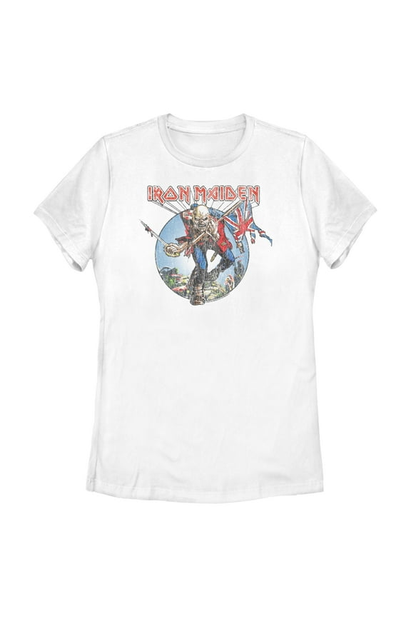 Womens Iron Maiden Trooper Eddie T Shirt