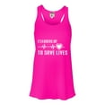thumbnail image 1 of Womens It's A Beautiful Day To Save Lives Flowy Racerback Tank Top T-Shirt, 1 of 1