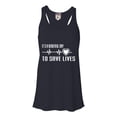 thumbnail image 1 of Womens It's A Beautiful Day To Save Lives Flowy Racerback Tank Top T-Shirt, 1 of 1
