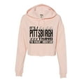 thumbnail image 1 of Womens It's A Pittsburgh Thing You Wouldn't Understand Cropped Hooded Sweatshirt, 1 of 1
