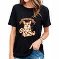 thumbnail image 1 of Womens It's Not Dog Hair It's Corgi Glitter, Funny Dog Owner T-Shirt Black, 1 of 5