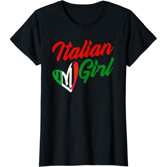 Womens Italian Girl Cute Italy Culture Italian Roots T-Shirt