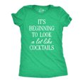 thumbnail image 1 of Womens Its Beginning to Look A Lot Like Cocktails T Shirt Funny Xmas Booze Drinking Tee for Ladies Womens Graphic Tees, 1 of 7