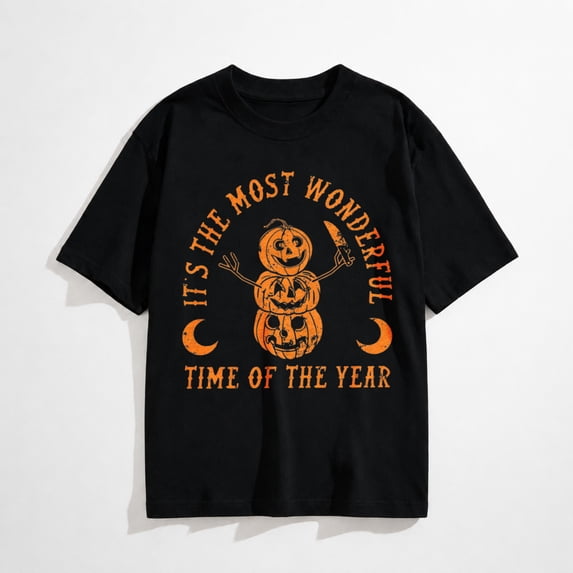Womens Its The Most Wonderful Time of The Year T Shirt Funny Halloween Creepy