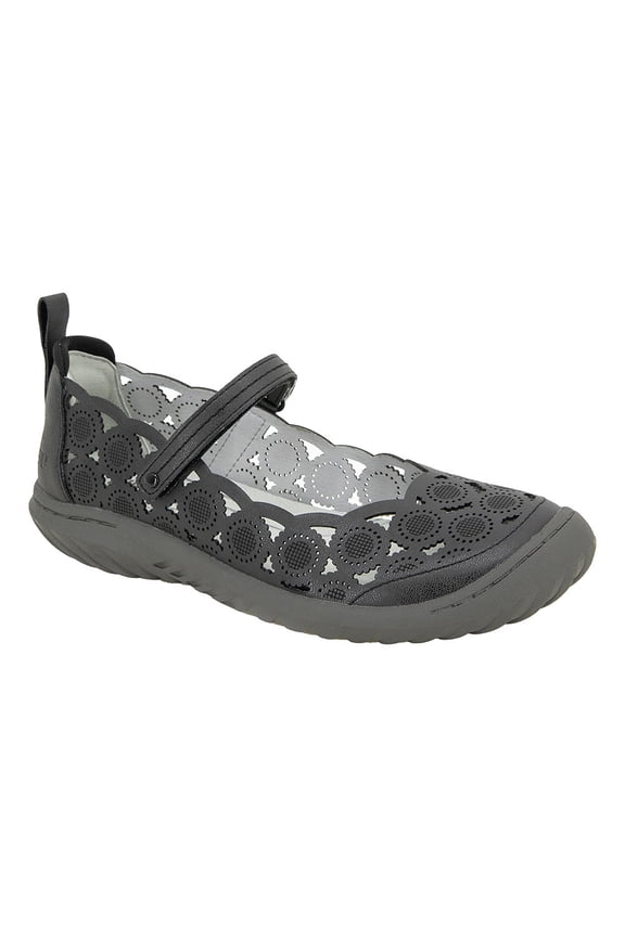 Jambu Anne Women's Flats Black Shimmer Size 10 M