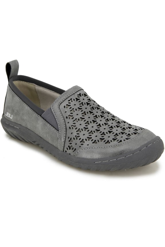 Womens JBU by Jambu Bellflower Shoe Size: 8.5 Grey Shimmer Slip Ons