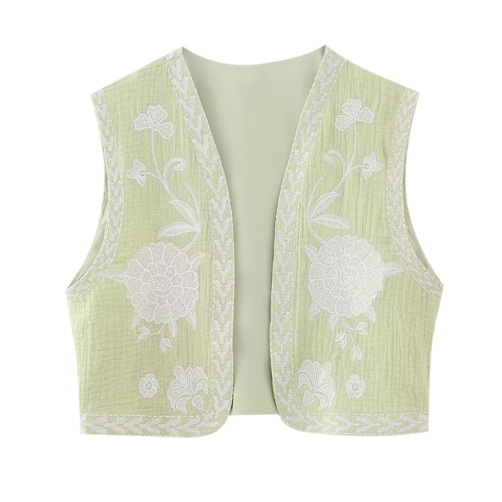 Womens Jacket French Street Flower Embroidery Exquisite Cardigan