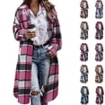 thumbnail image 1 of Womens Jacket Women Coats Winter Women Hoodie Women's Fashion Casual Printing Hooded Button Long Sleeves Cardigan Coat Tops Pink XXL, 1 of 6