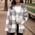 thumbnail image 1 of Womens Jacket Women's Solid Color Zipper Pocket Hooded Ear Loose Jacket Long Sleeved Hooded Casual Jacket/jacket Fall Jacket Womens Cardigan Sweatshirts for Women Trendy, 1 of 7