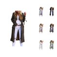 thumbnail image 1 of Womens Jackets Fall Jacket Women's Open Front Long Trench Coats - Long Sleeve Slim Casual Pockted Windproof Overcoat With Belt, Autumn Winter Outerwear, 1 of 8