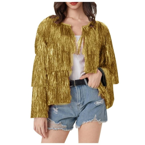 Womens Jackets Lightweight Jacket Women Thin Jacket With Loose Fit Extra Dense Multilayer Coat for Festival Carnival