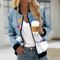 thumbnail image 1 of Womens Jackets Lightweight Trendy,Women's Bomber Jacket Casual Coat Zip Up Outerwear Windbreaker with Pockets,Summer Jackets for Women Lightweight Fashion Dressy 2023, 1 of 4