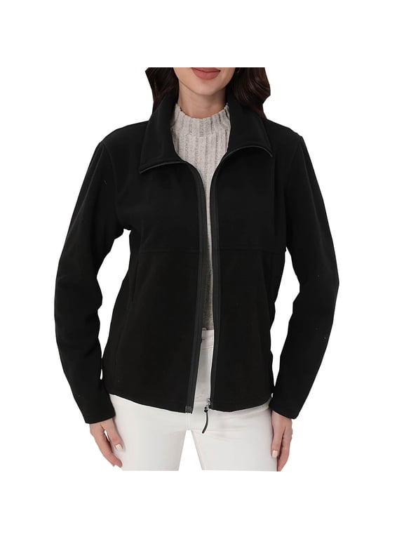 Womens Jacquard Varsity Jackets Open Front Full-Zip Jackets Polar Soft Fleece Cardigan Relaxed Fit Blazer Comfy Fall Wind Resistant Windbreaker Sweater Jacket