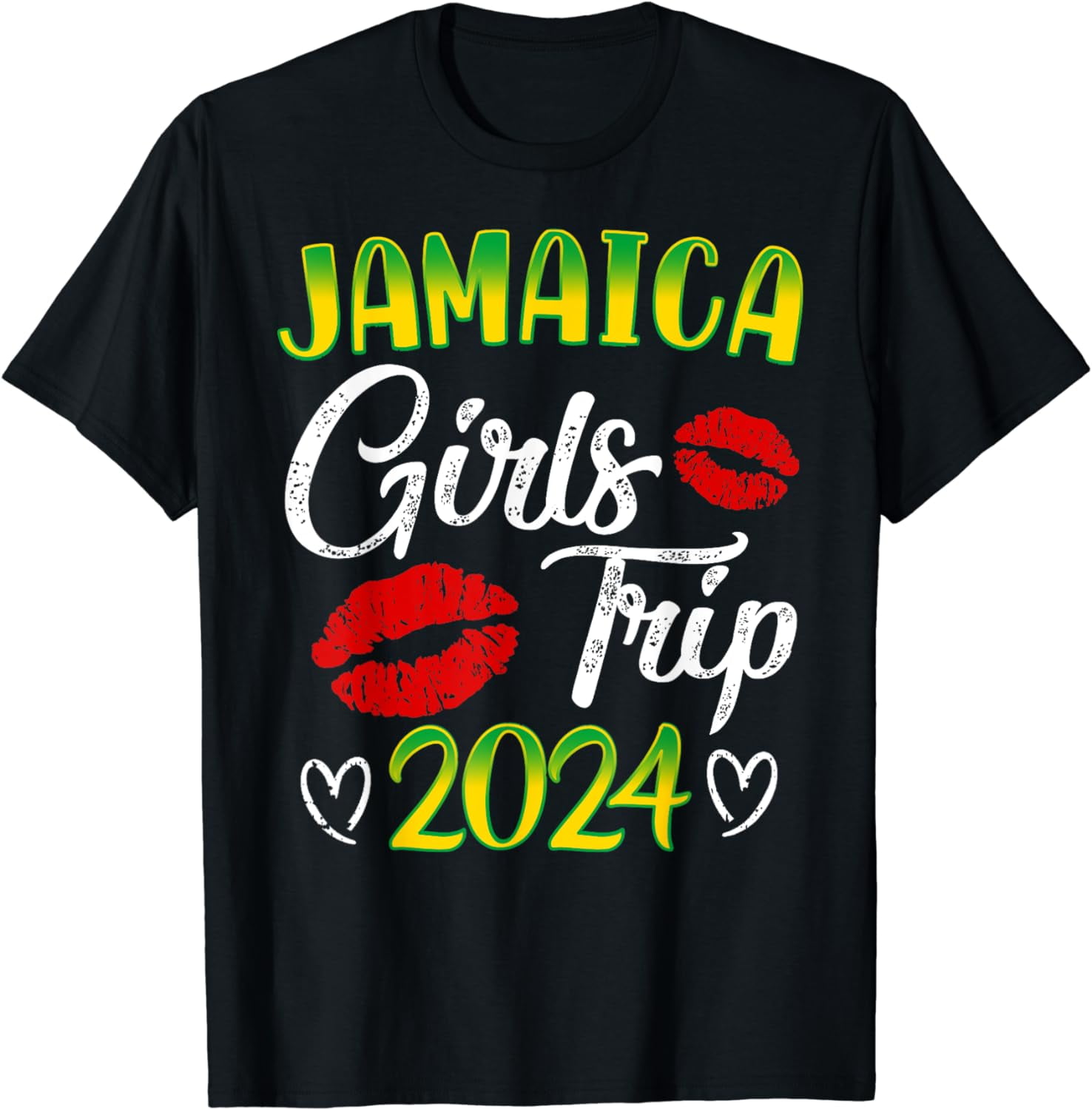 Womens Jamaica Girls Trip 2024 Summer Vacation Weekend Funny TShirt